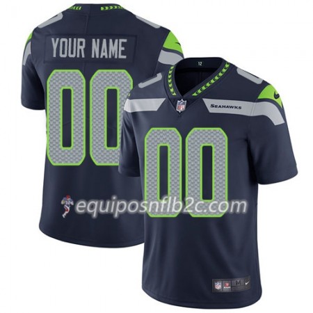 Camiseta Hombre NFL Seattle Seahawks Personalizar Navy Azul